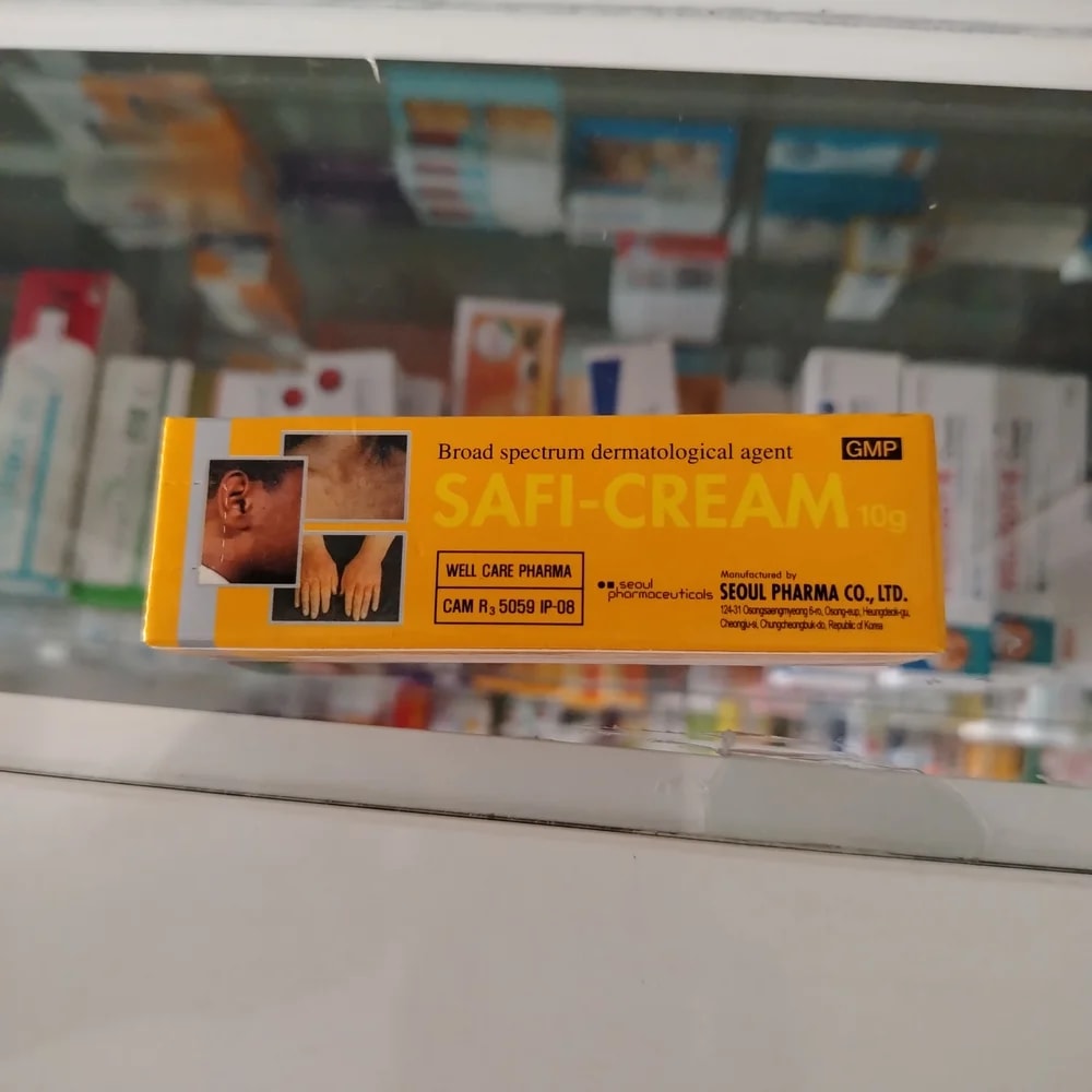 SAFI-CREAM Triamcinolone acetonide 1 mg/g + econazole nitrate 10 mg/g + gentamicin sulfate 1 mg/g (potency) - Reachiny Pharmacy