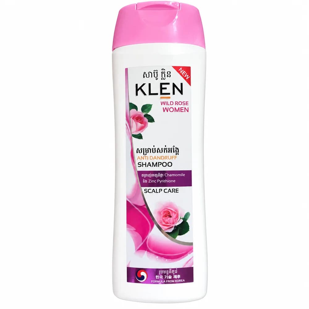 KLEN Wild Rose Women Anti-Dandruff Shampoo 320 ml