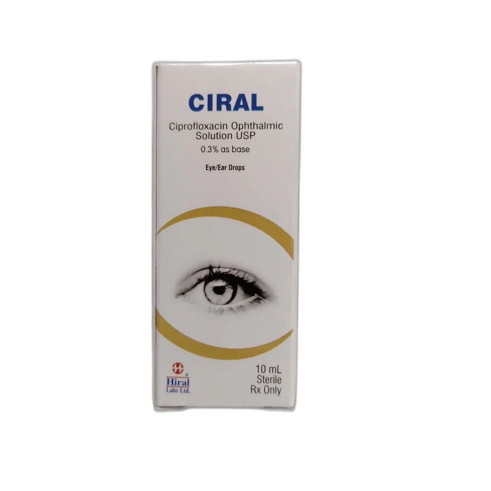 Ciral 10 ml ophthalmic/otic solution (0.3%) - Oudom Puthik Pharmacy