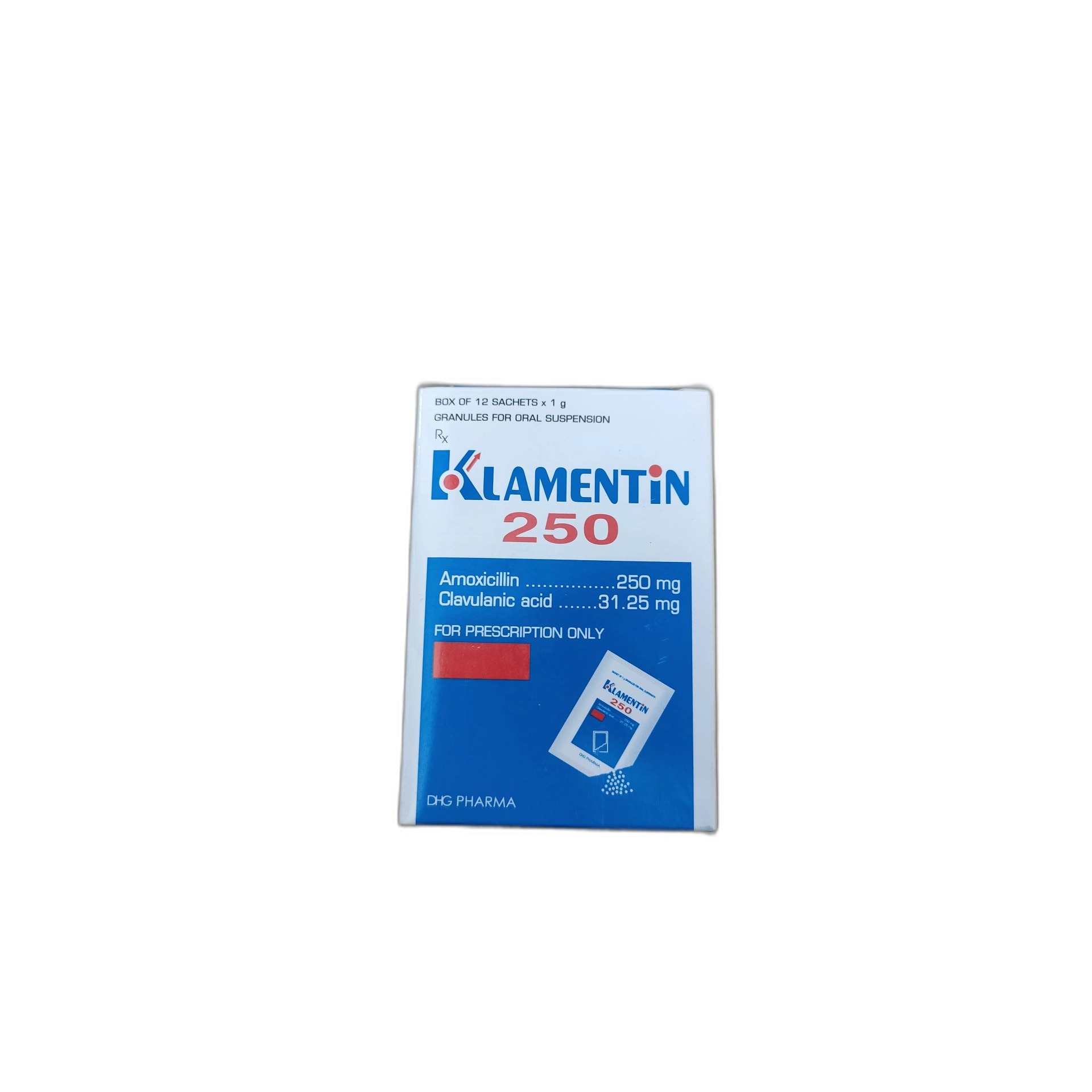 Klamentin 250mg Amoxicillin 250 mg / Clavulanic acid 31.25 mg - PHARMARCY DARA RAKSMEY KOK CHAMBOK