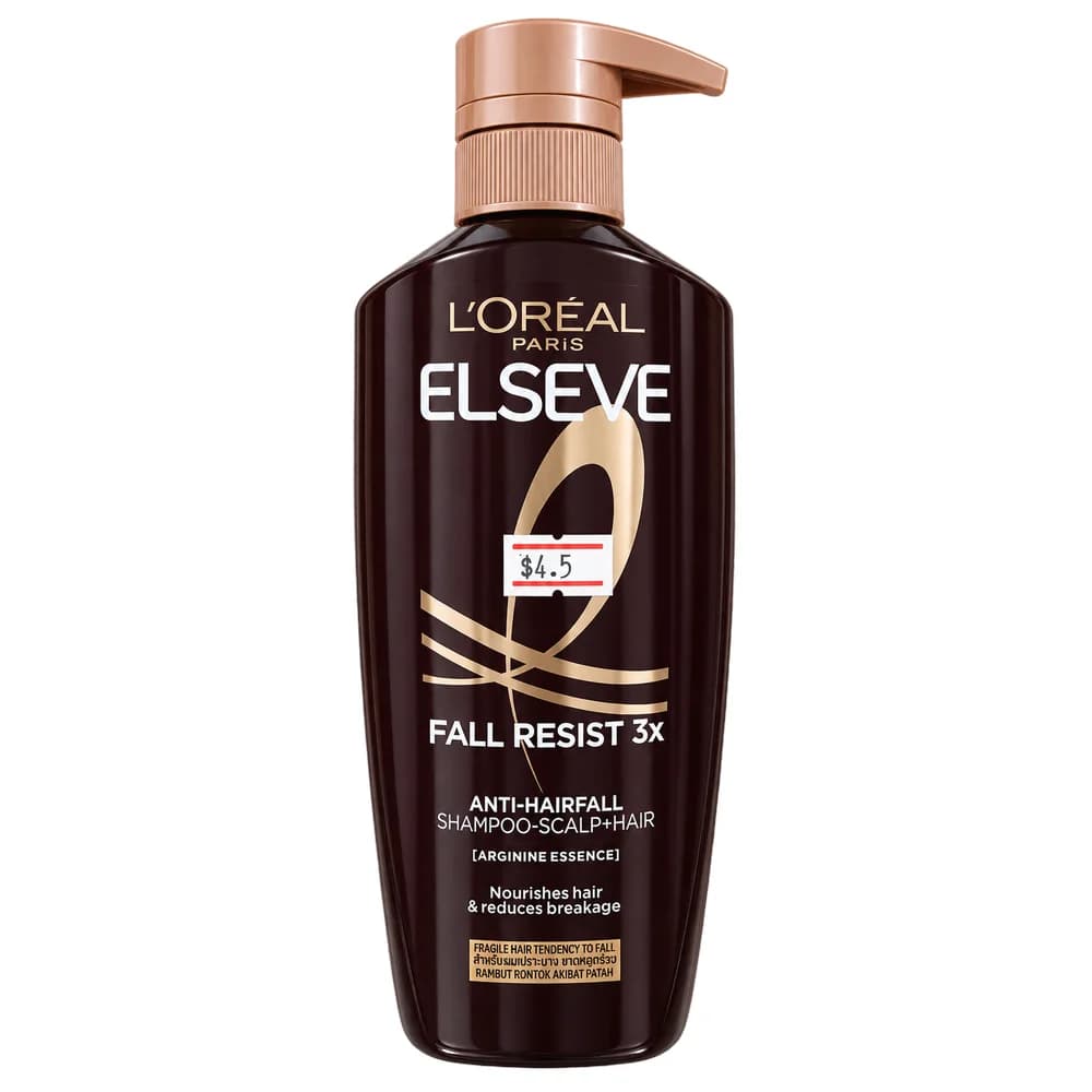 L'Oréal Paris Elseve Fall Resist 3X Anti-Hairfall Shampoo 400 ml