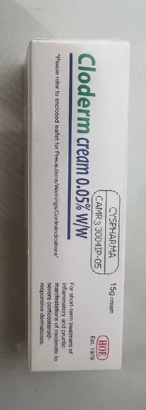 Cloderm cream 0.025% w/w