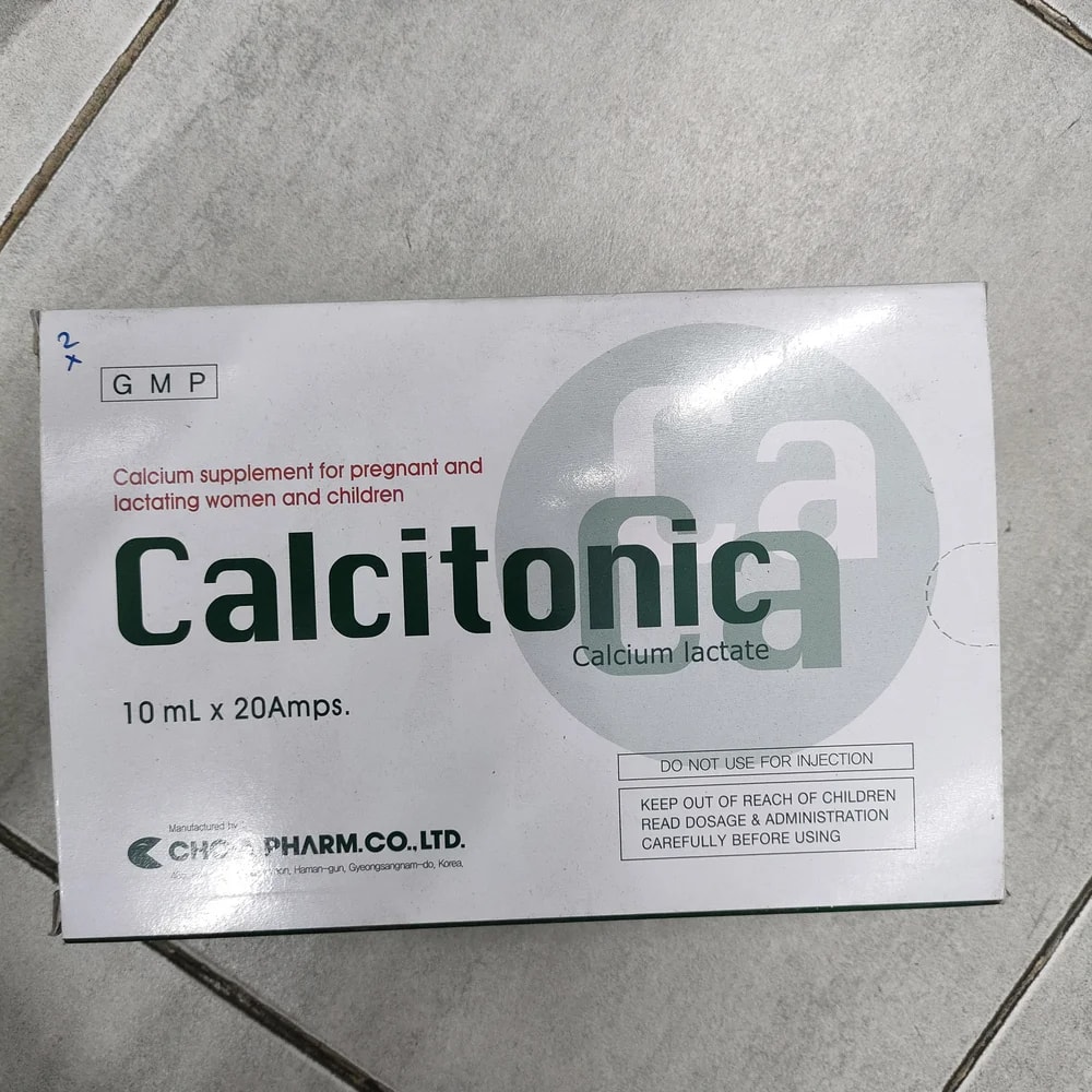 Calcitonic 10 ml per ampoule - Depot De Pharmacie "A" Kim Houy