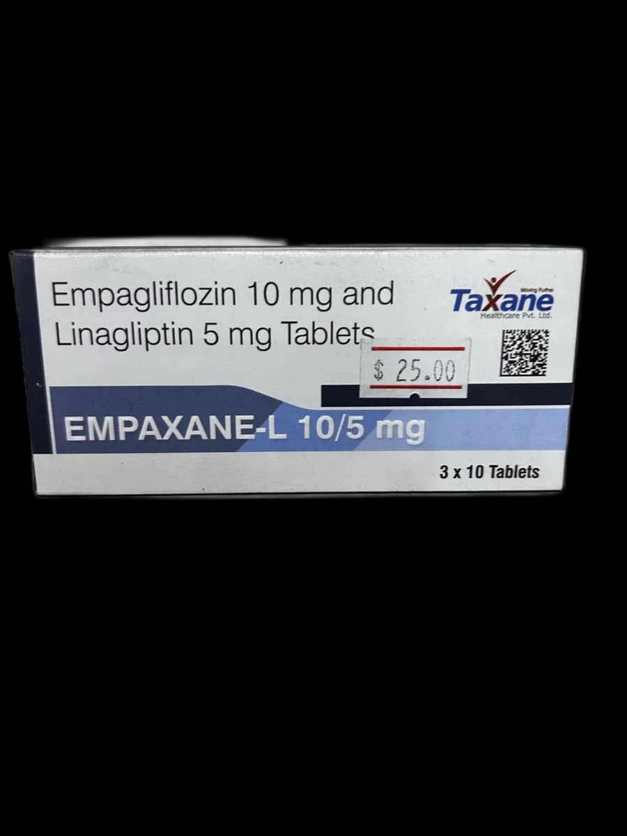 Empaxane-L 10/5 Empagliflozin 10mg / Linagliptin 5mg
