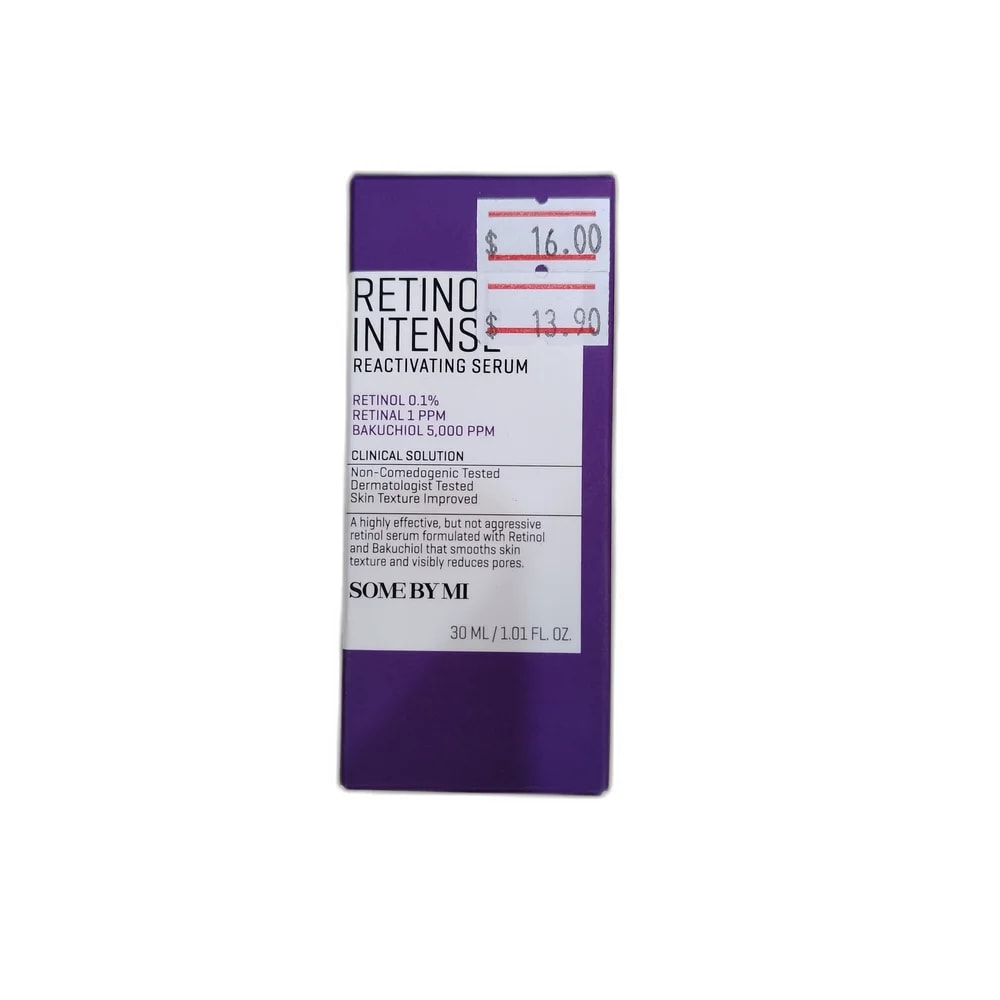 Some By Mi Retinol Intense Reactivating Serum Retinol 0.1% / Retinal 1 ppm / Bakuchiol 5,000 ppm - PHARMACIE LA BELLE PHARMA
