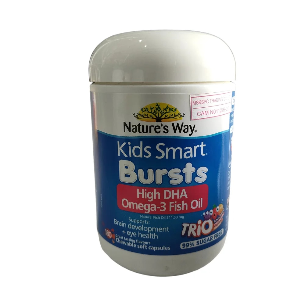 Nature's Way Kids Smart Bursts High DHA Omega-3 Fish Oil - PHARMACY PONLEU AOSOT