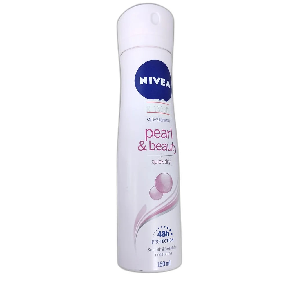 Nivea Pearl & Beauty Quick Dry Antiperspirant Spray 150 ml - Depot de Pharmacie B Rotha