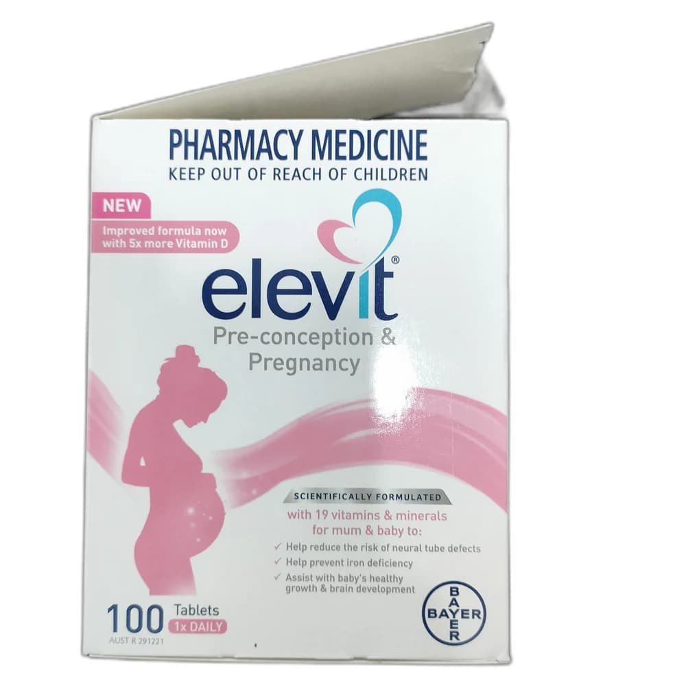 Elevit Pre-conception & Pregnancy 100 Tablets 19 vitamins and minerals