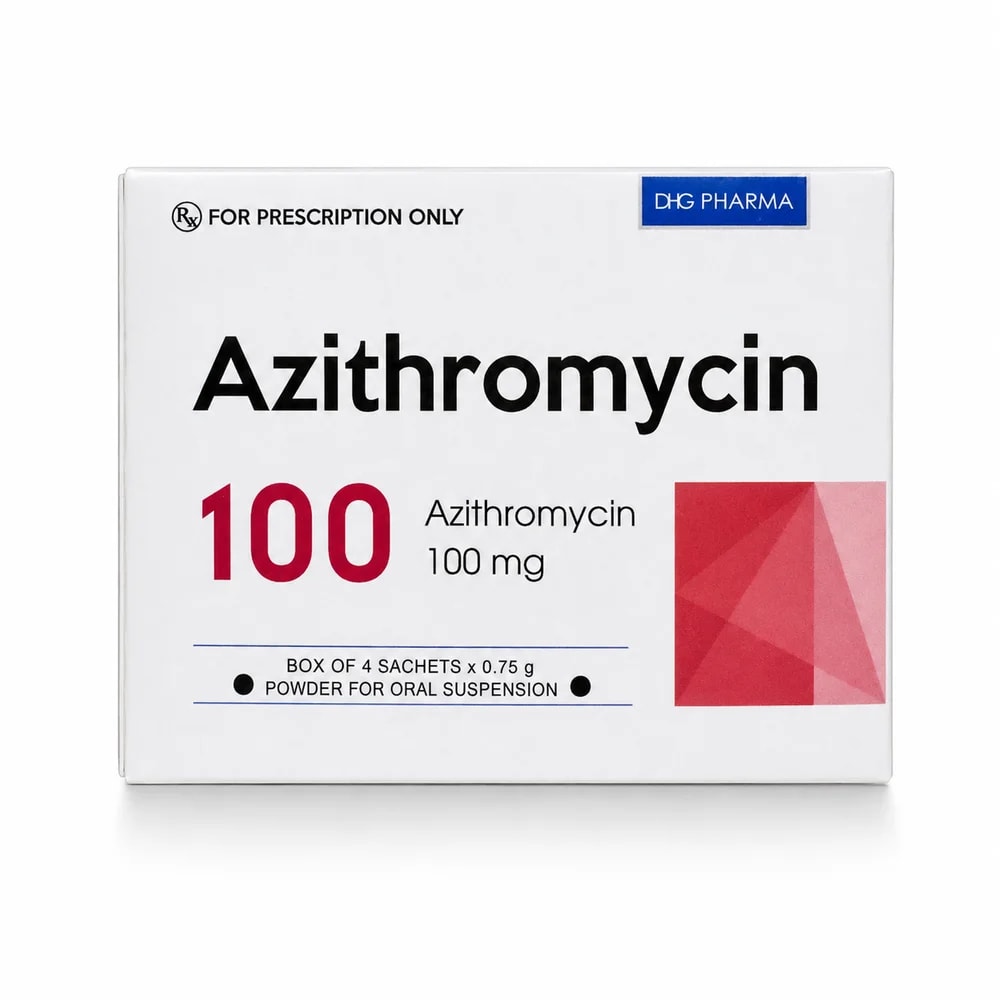 Azithromycin Azithromycin 100 mg per sachet - Kim Yi