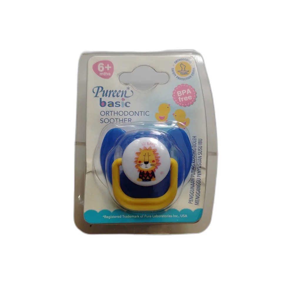 Pureen Basic Orthodontic Soother (6+ months) 1 soother - PHARMACIE RATANAK