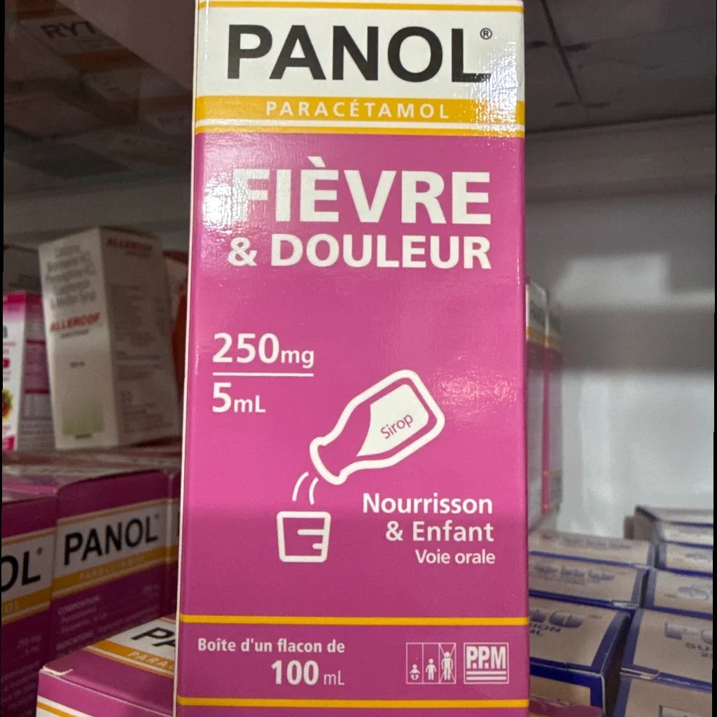 Panol syrup 100ml 250mg/5ml - PONLEU DOUNG DARA PHARMACY