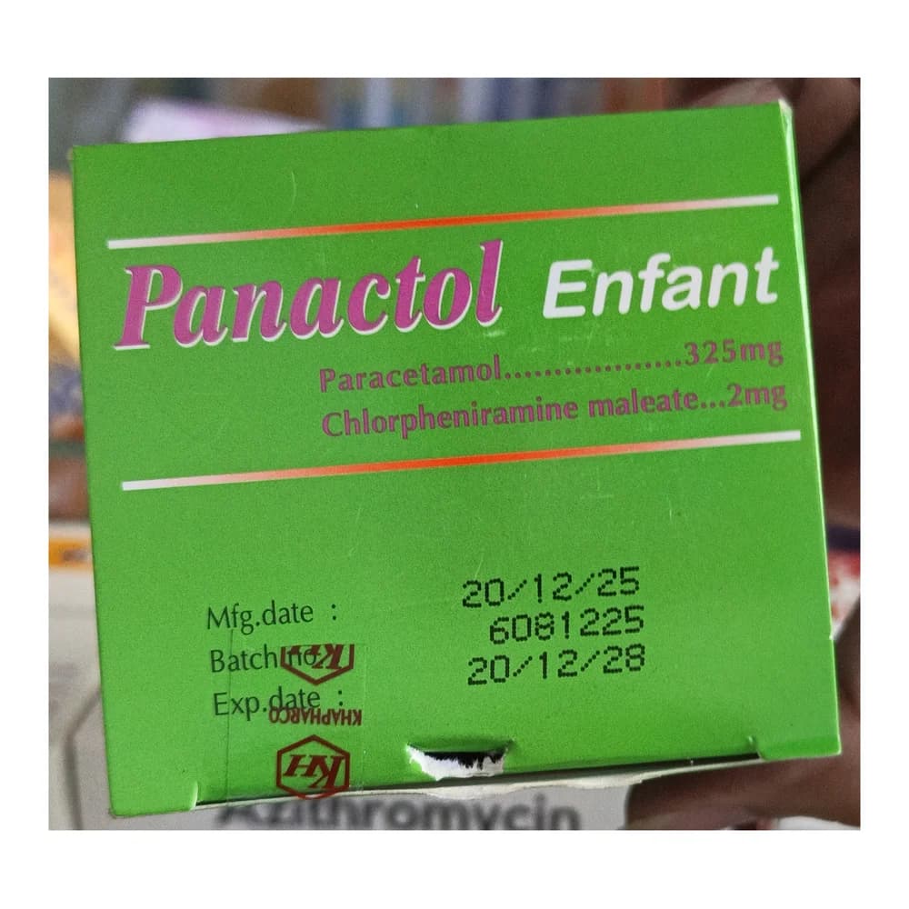 Panactol Enfant 325 mg / 2 mg