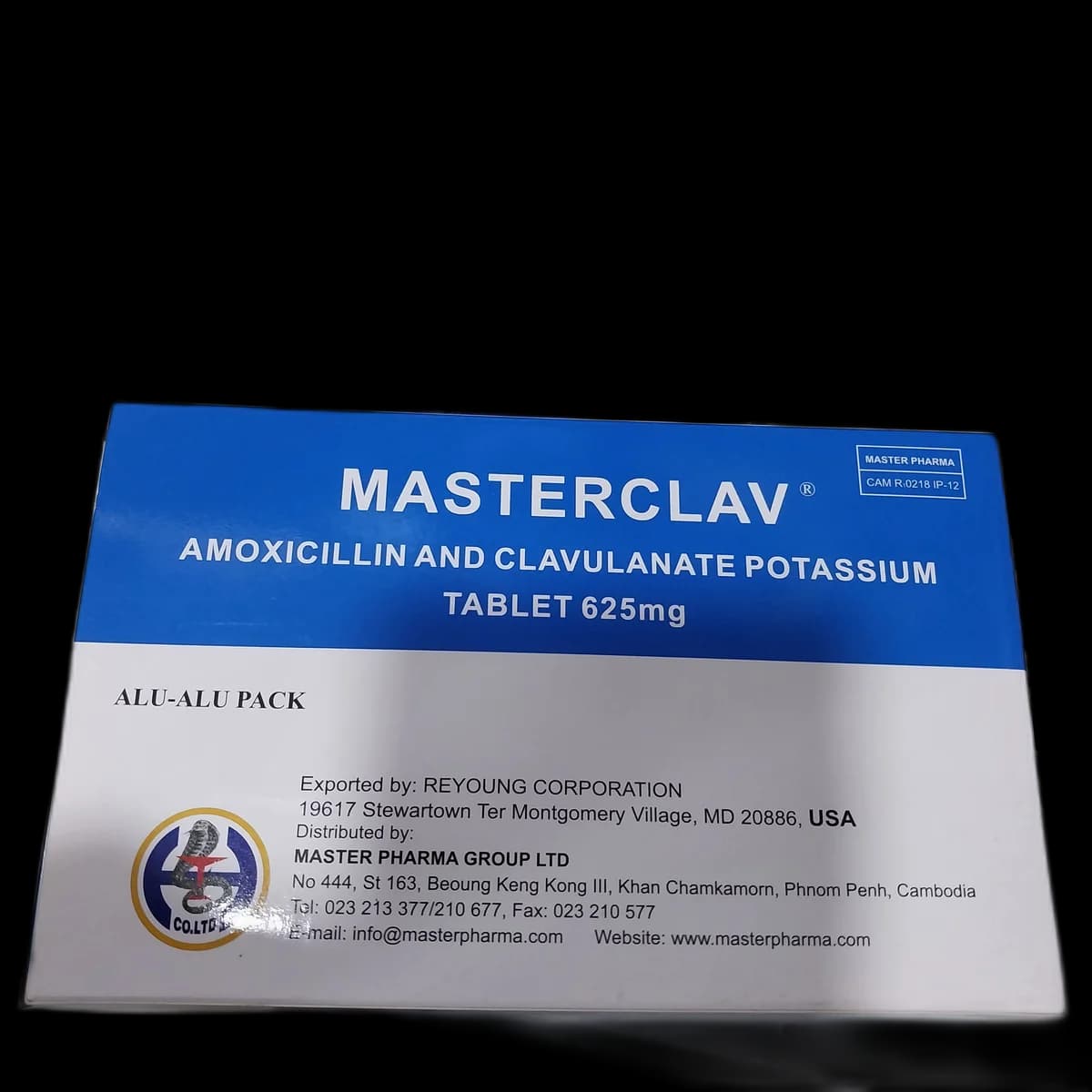 Masterclav 625mg
