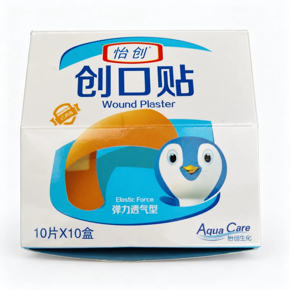 Aqua Care Wound Plaster Elastic Force 10 pieces x 10 boxes - Pharmacy Krech hong