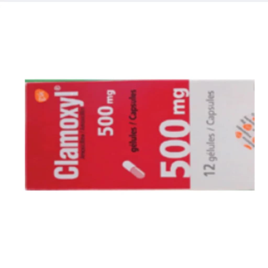 Clamoxyl 500mg Capsule (Amoxicilline) 500mg