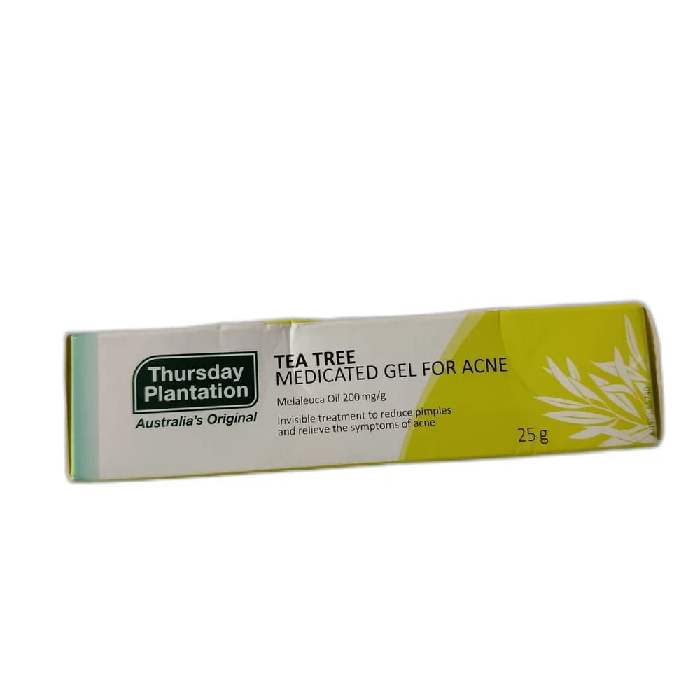Thursday Plantation Tea Tree Medicated Gel for Acne Melaleuca Oil 200 mg/g, 25 g