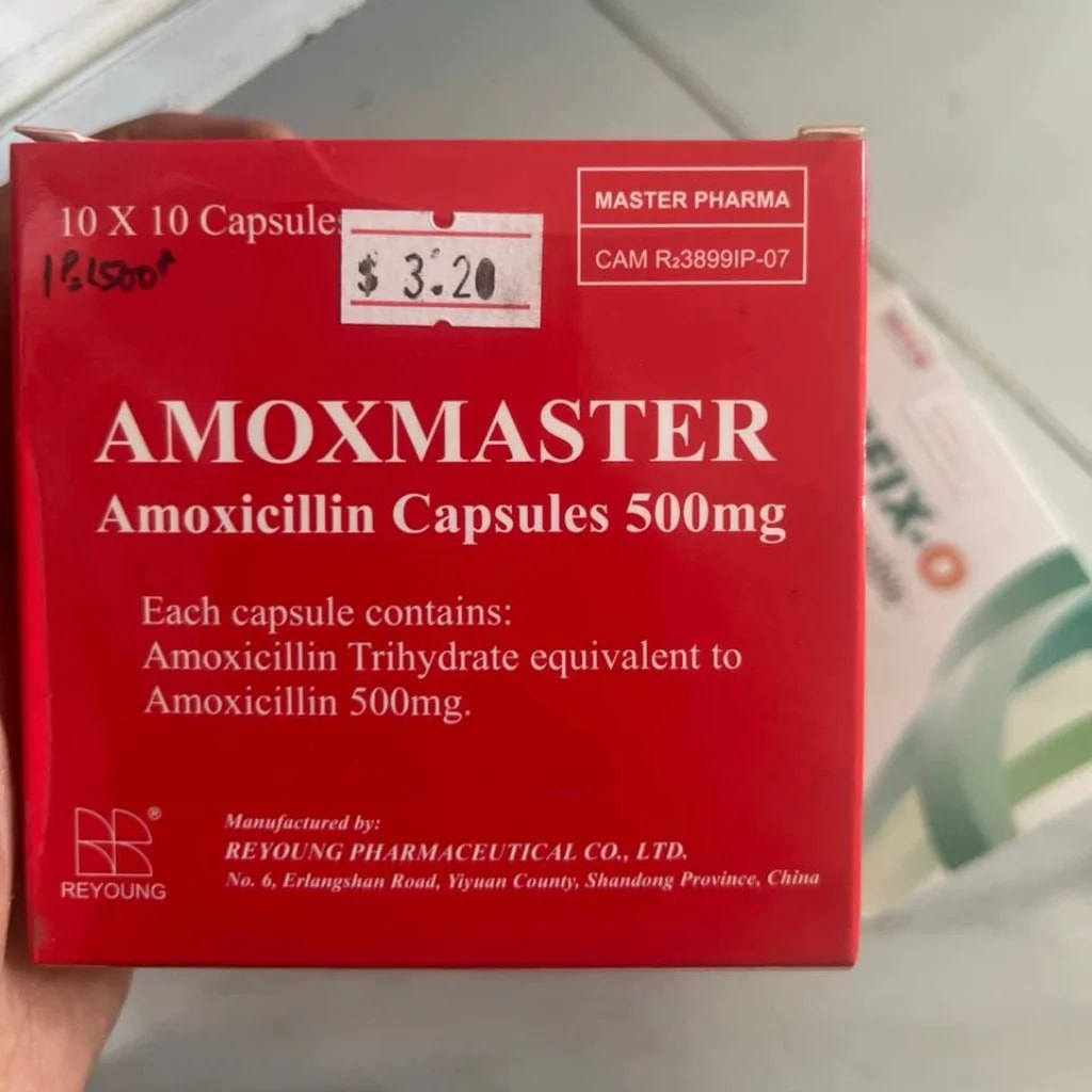 AMOXMASTER Amoxicillin 500 mg - SETHIKA CARE Pharmacy