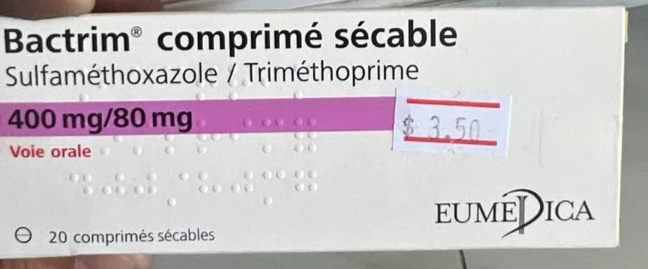 Bactrim comprime Sulfamethoxazole/Trimethoprim