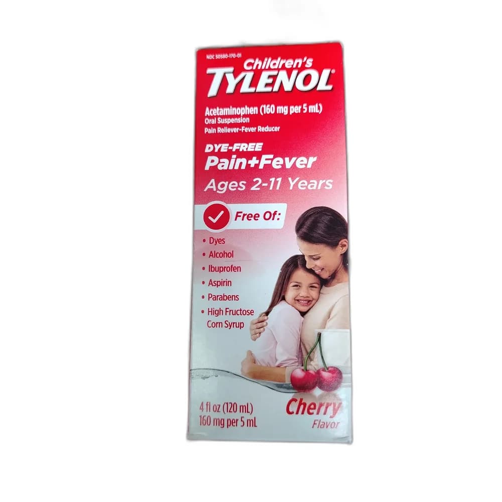 Children's Tylenol Dye-Free Cherry 160 mg / 5 ml