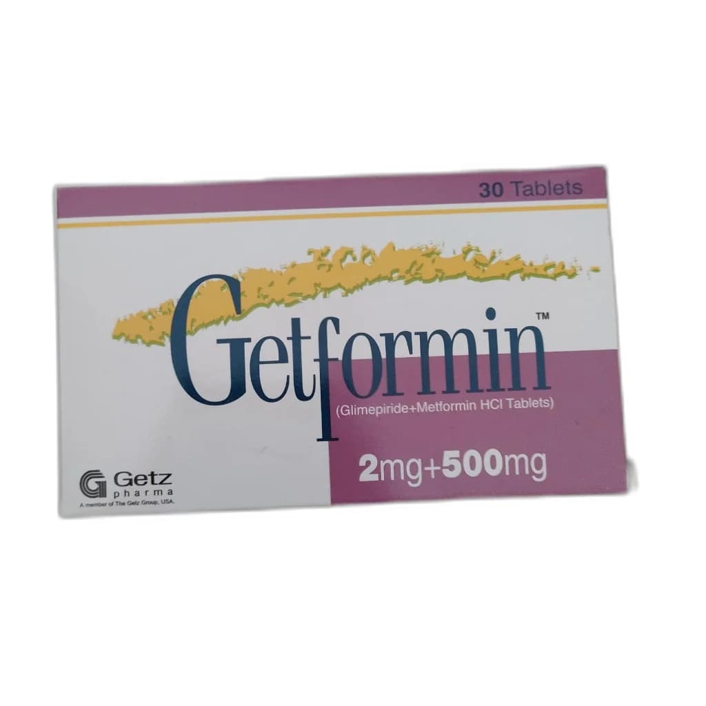 Getformin 2 mg + 500 mg