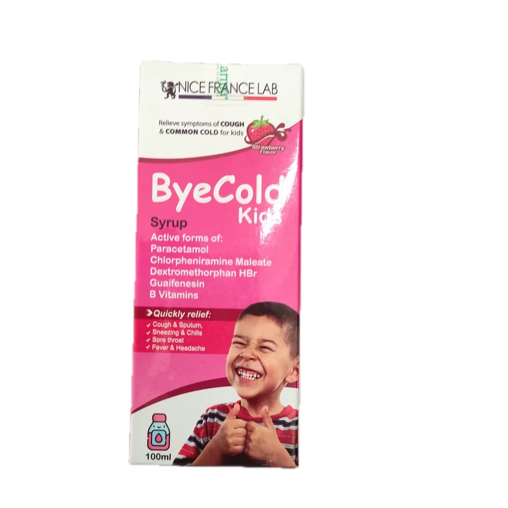 ByeCold Kids 650 mg / 4.15 mg / 26.65 mg / 140 mg / 10 mg per 100 ml - Preash Khan Pich I Pharmacy