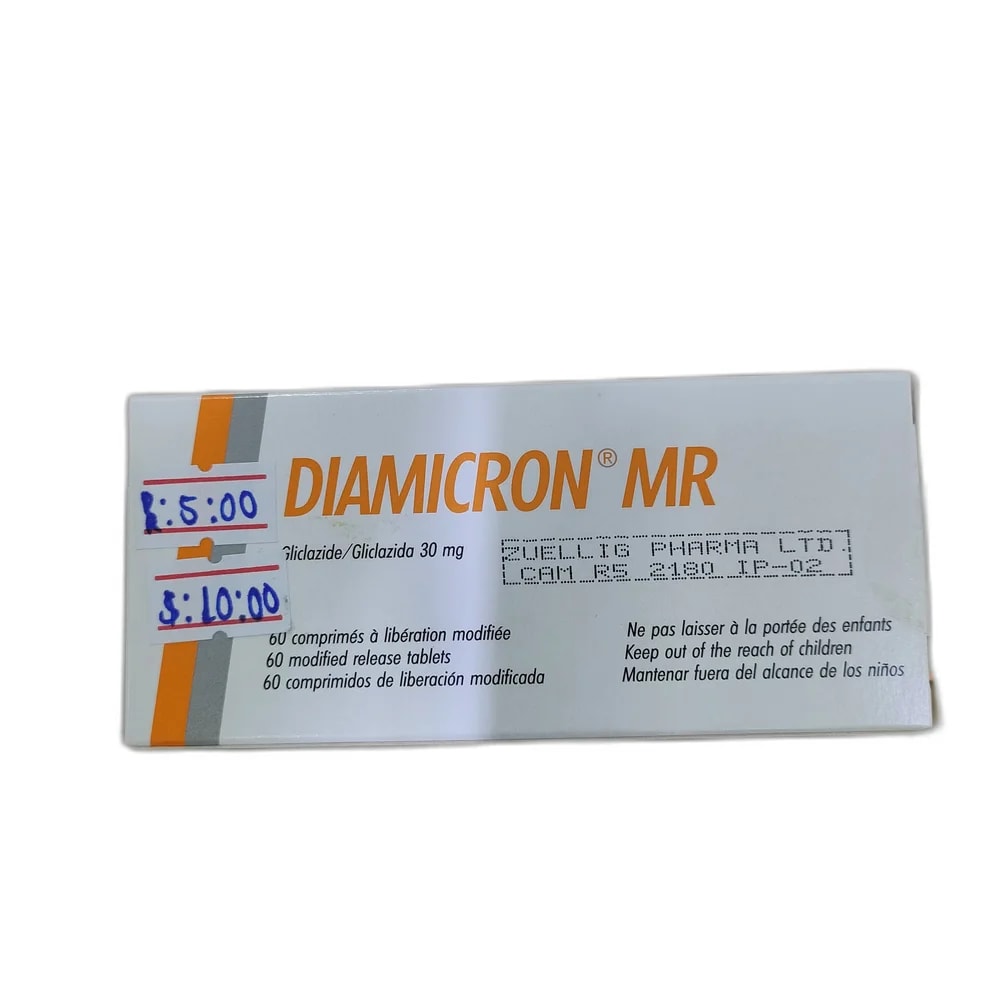 Diamicron MR 30 mg - Depot de Pharmacie B Rotha