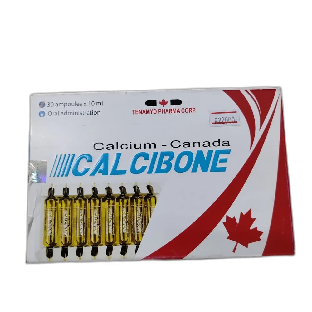 Calcibone 720 mg / 100 IU / 100 mg / 7.5 mg per 10 ml