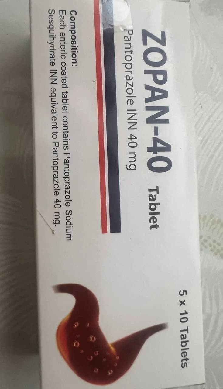 Zopan-40 Pantoprazole 40mg