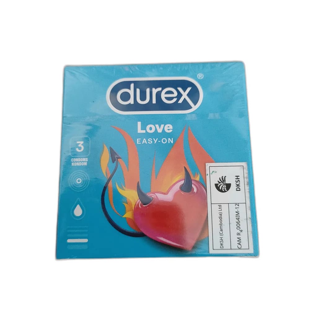 Durex Love Easy-On Condoms 52.5 mm