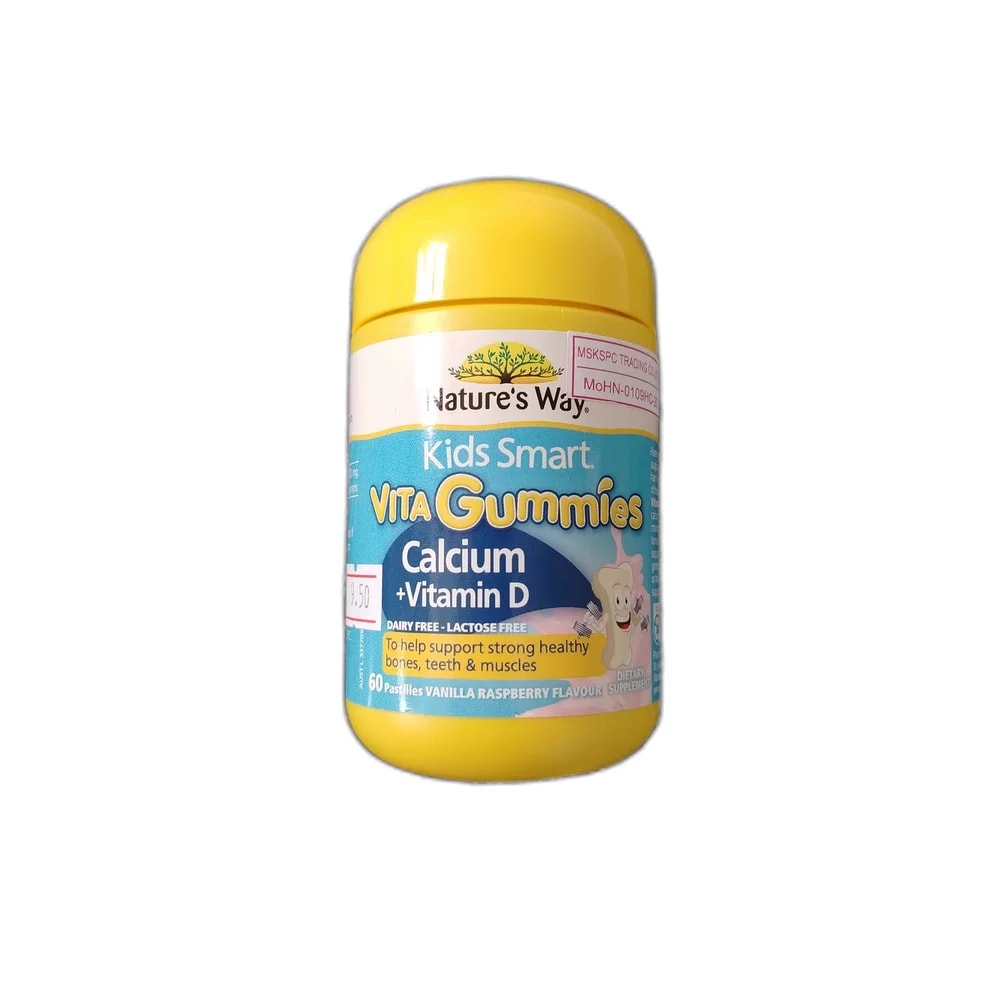 Nature's Way Calcium 100 mg / Vitamin D3 200 IU per pastille - PHARMACIE RATANAK