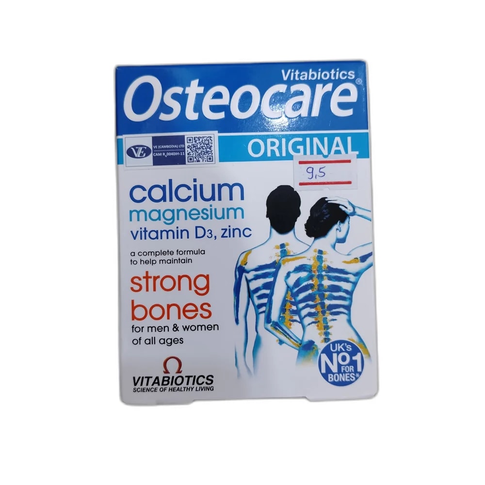 Osteocare Original Calcium 800 mg + Magnesium 300 mg + Zinc + Vitamin D3 per 2 tablets - PHARMACIE LA BELLE PHARMA