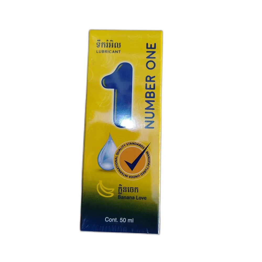 Number One Lubricant (Banana Love) 50 mL - PHARMACIE LA BELLE PHARMA