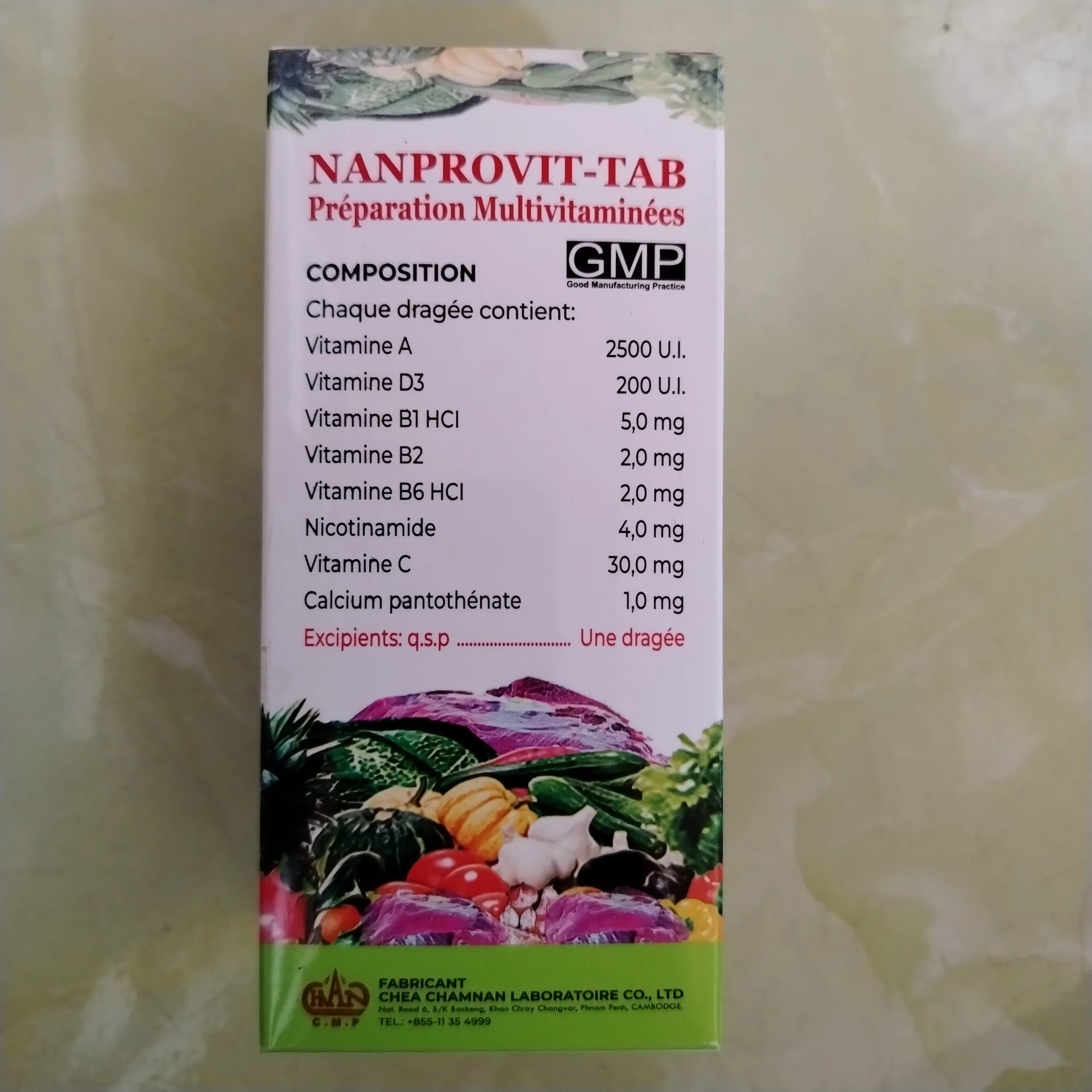 Nanprovit-Tab - Phal Cham Rouen