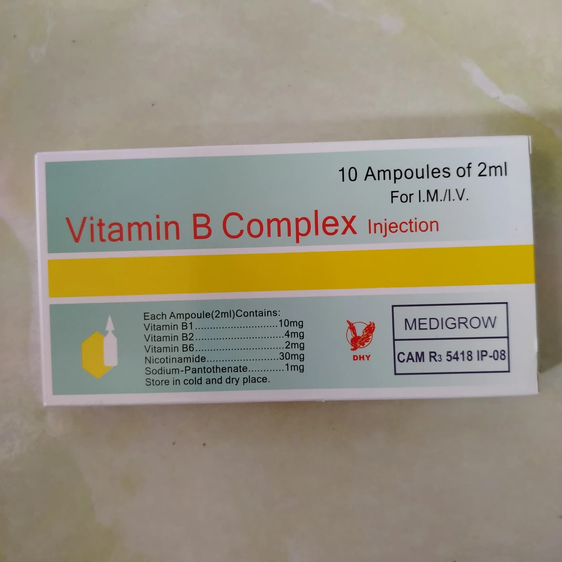 Vitamin B Complex Injection 2 ml