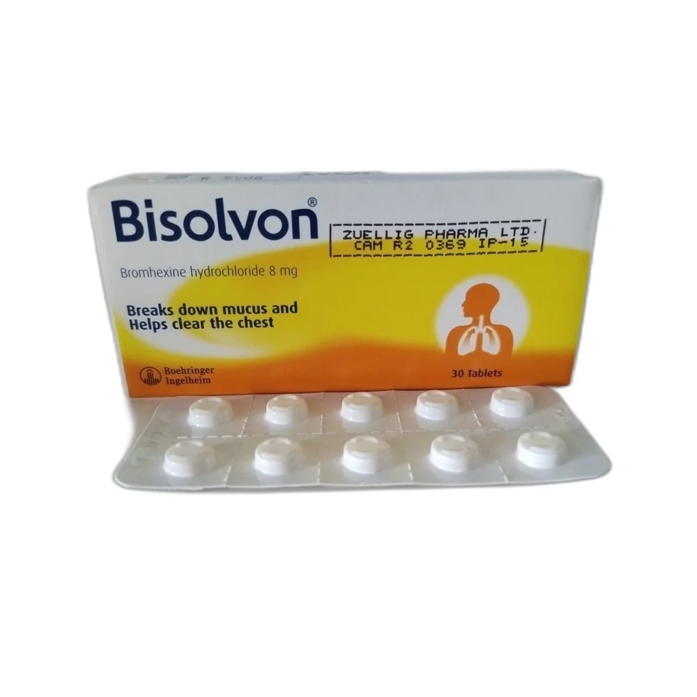 Bisolvon 8 mg - ឱសថស្ថាន សុខលាភ