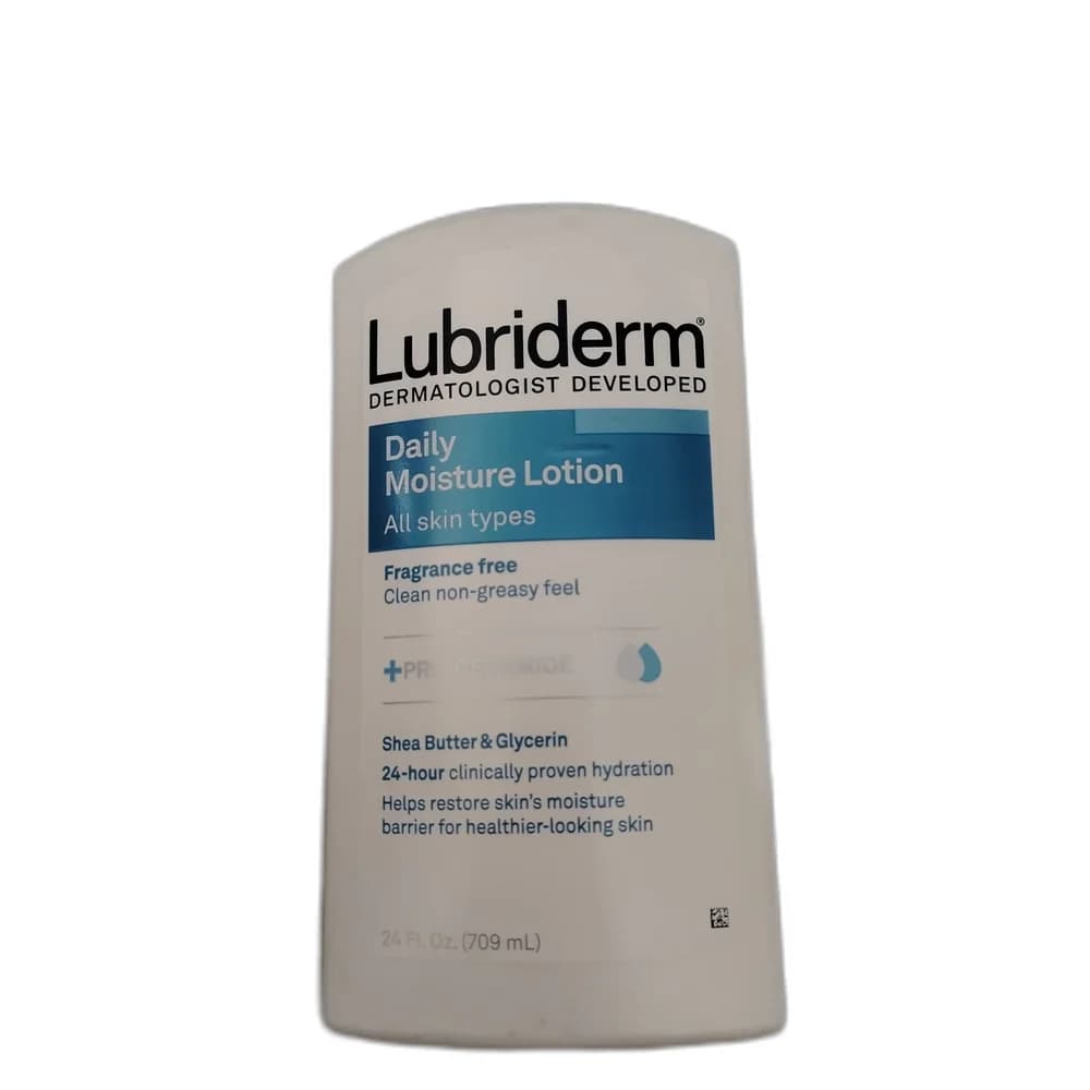 Lubriderm Daily Moisture Lotion Fragrance Free 24 fl oz (709 ml)