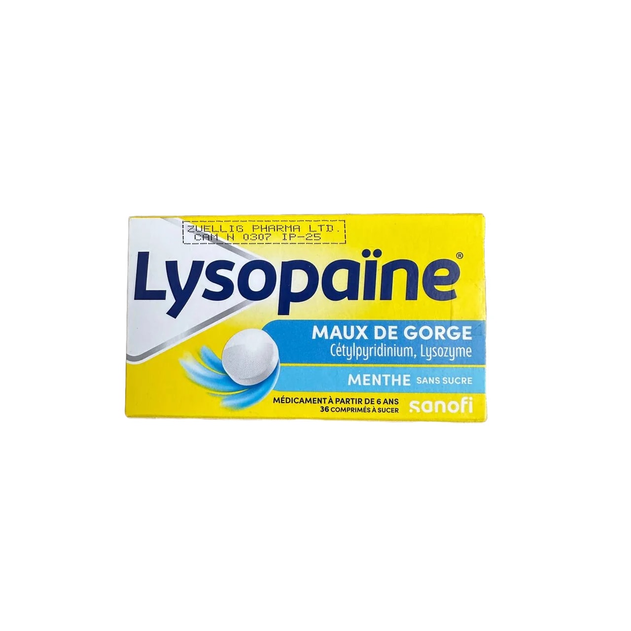 Lysopaine Cetylpyridinium chloride 1.5 mg + Lysozyme chloride 20000 FIP-U per lozenge - α±ααααααΆα αααααΆααααααΉα