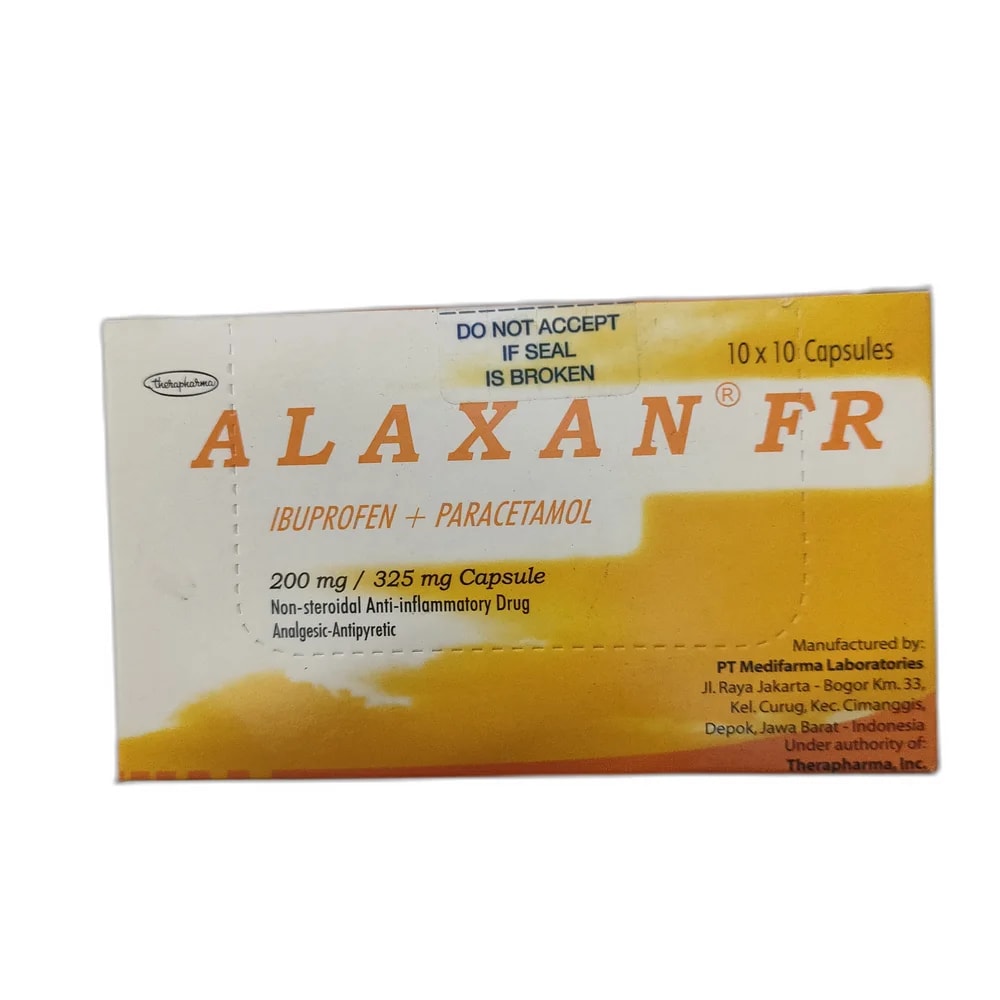 Alaxan FR 200 mg / 325 mg - PHARMACIE PORNLEU PICH