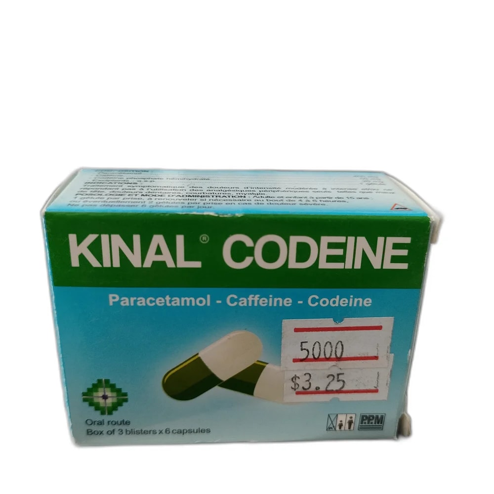Kinal Codeine 400 mg / 50 mg / 20 mg - PHARMACY PONLEU AOSOT