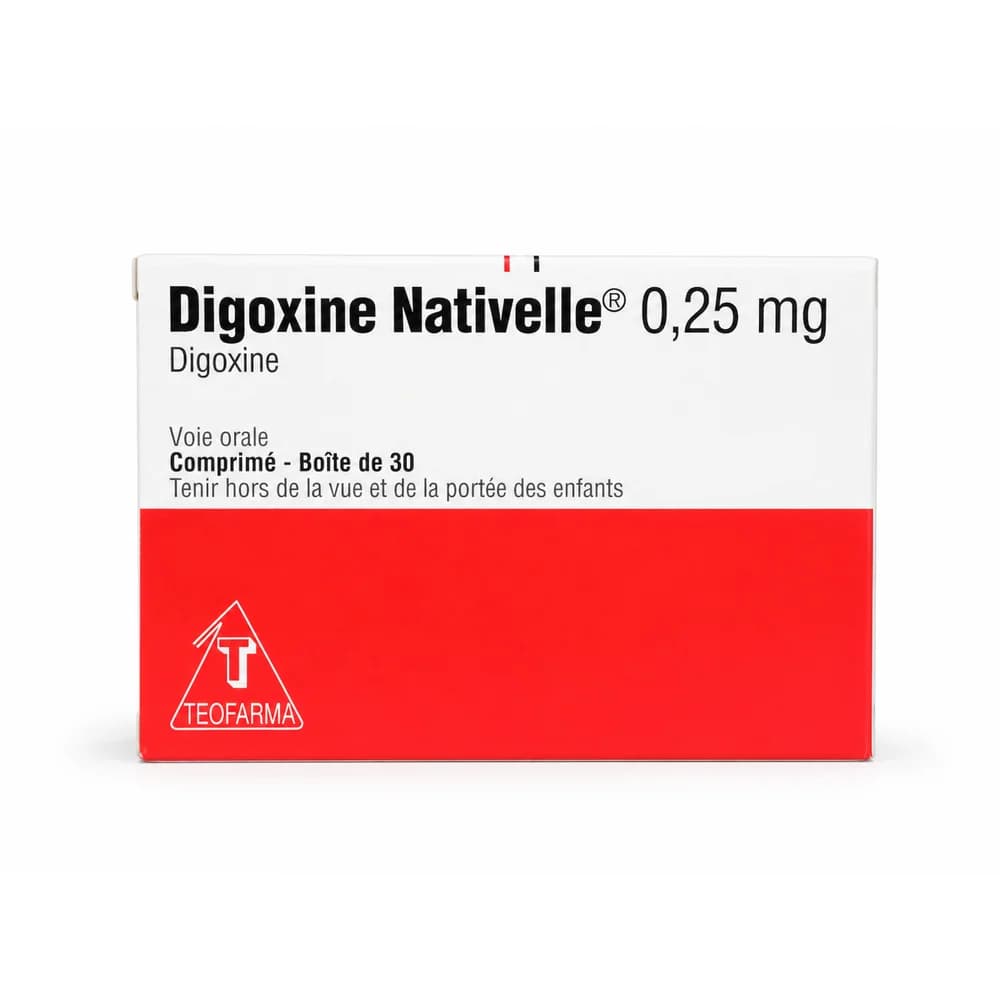 Digoxine Nativelle Digoxin 0.25 mg tablets