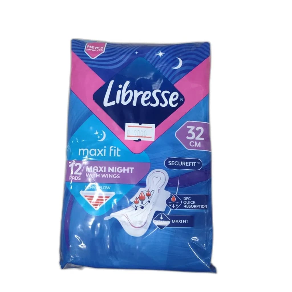 Libresse Maxi Fit Maxi Night with Wings 32 cm