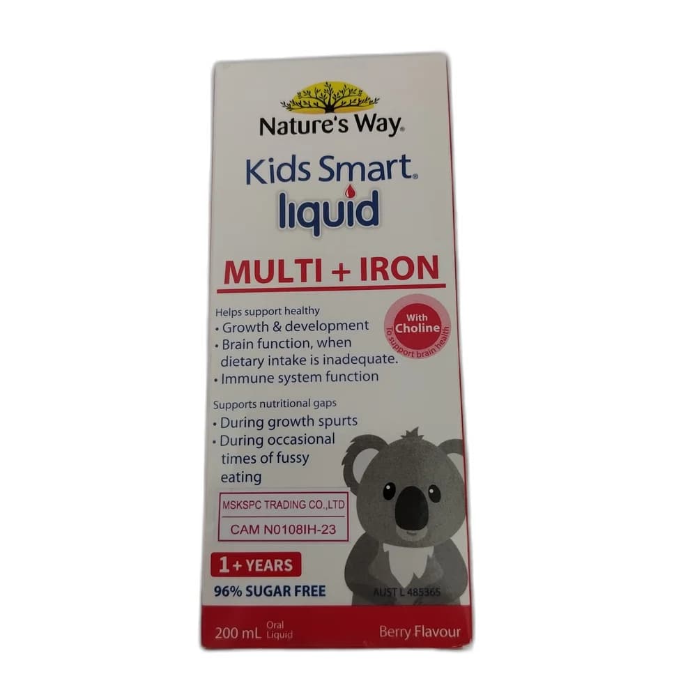 Nature's Way Kids Smart Liquid Multi + Iron