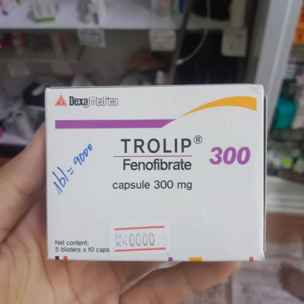 Trolip 300 Fenofibrate 300 mg capsules
