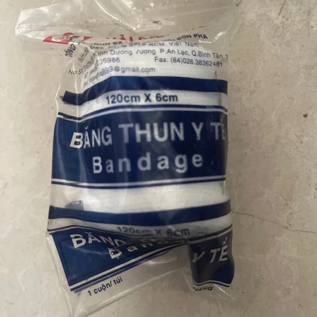 Bang thun y te bandage 120*6cm