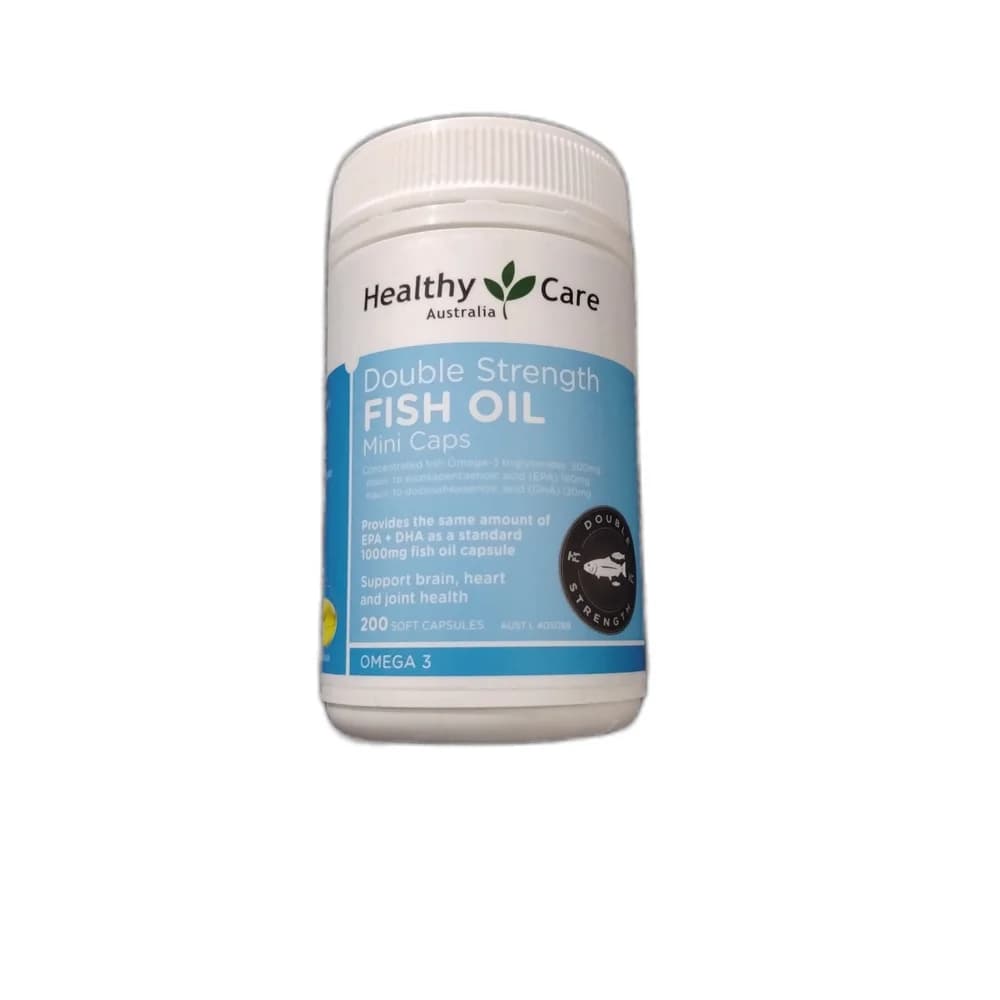Healthy Care Double Strength Fish Oil Mini Caps