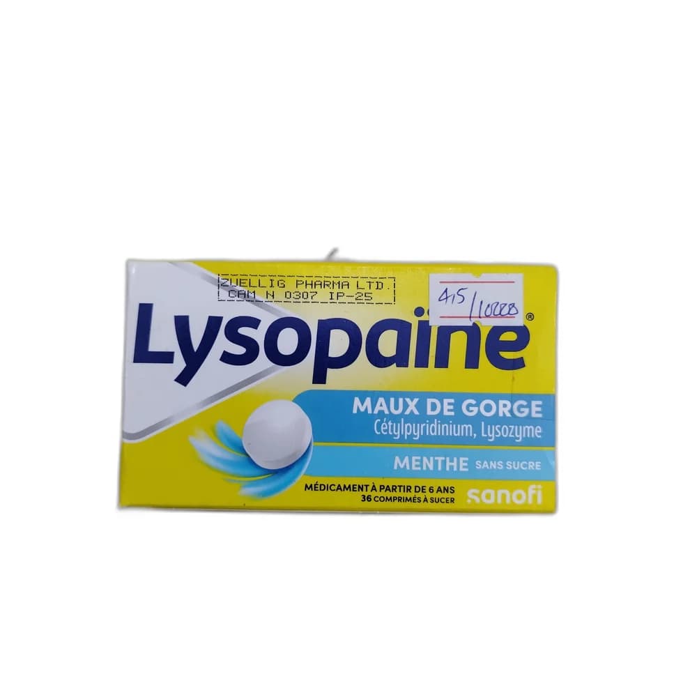 Lysopaine 1.5 mg / 520,000 FIP-Units
