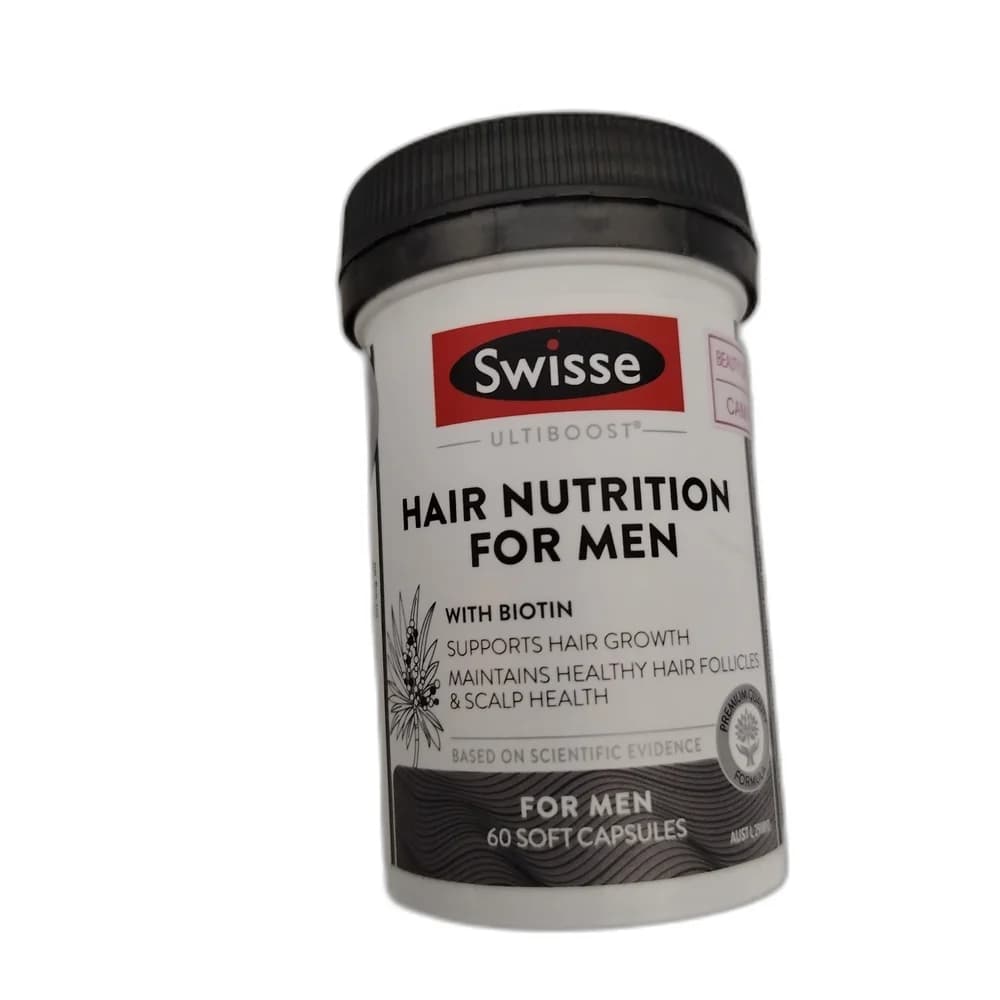 Swisse Ultiboost Hair Nutrition for Men with Biotin