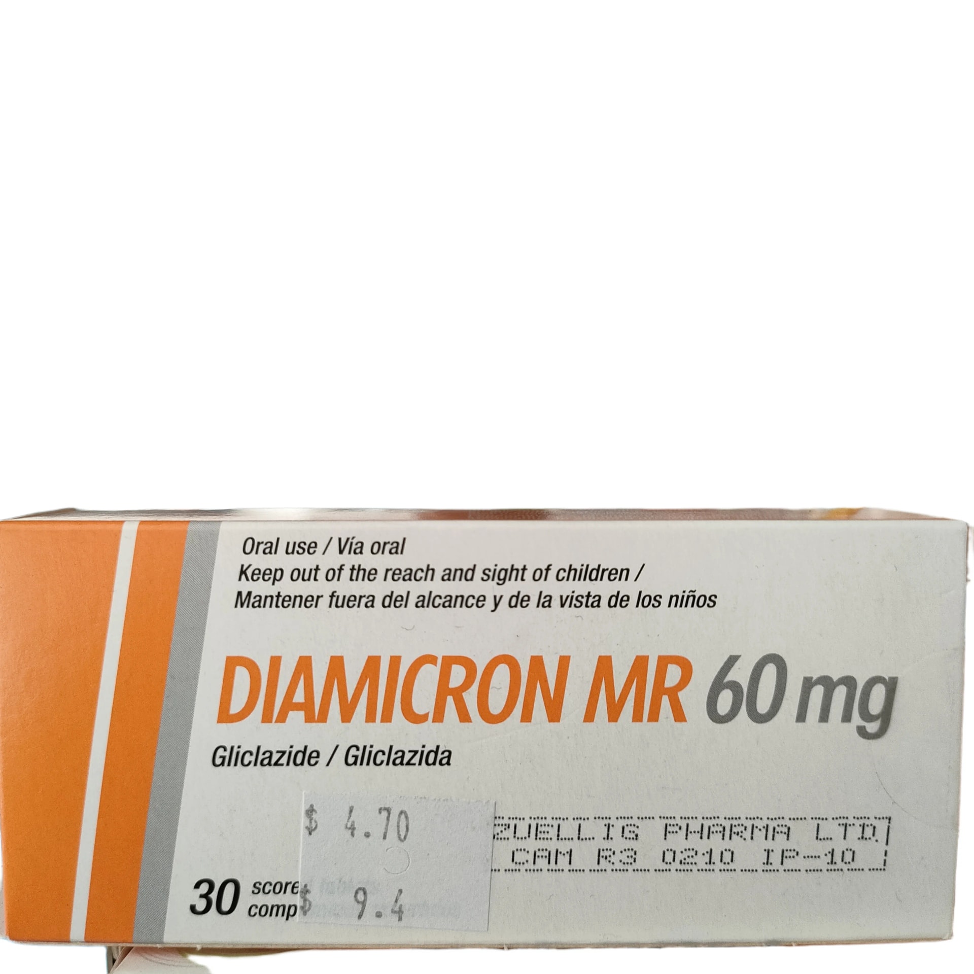 Diamicron MR 60mg 60mg - PHARMACY PONLEU AOSOT