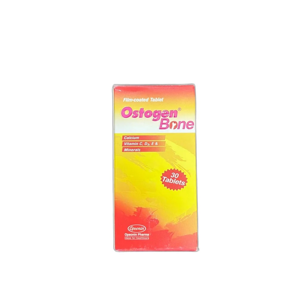 Ostogen Bone 600 mg calcium / 60 mg vitamin C / 200 IU vitamin D3 / 15 IU vitamin E - Pharmarcy Tareach