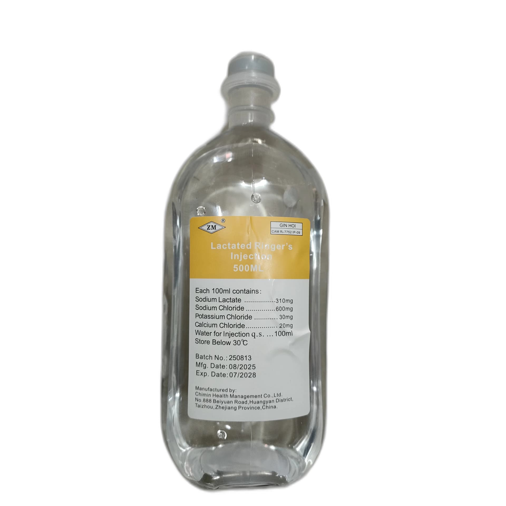Lactated Ringer's Injection 500 mL